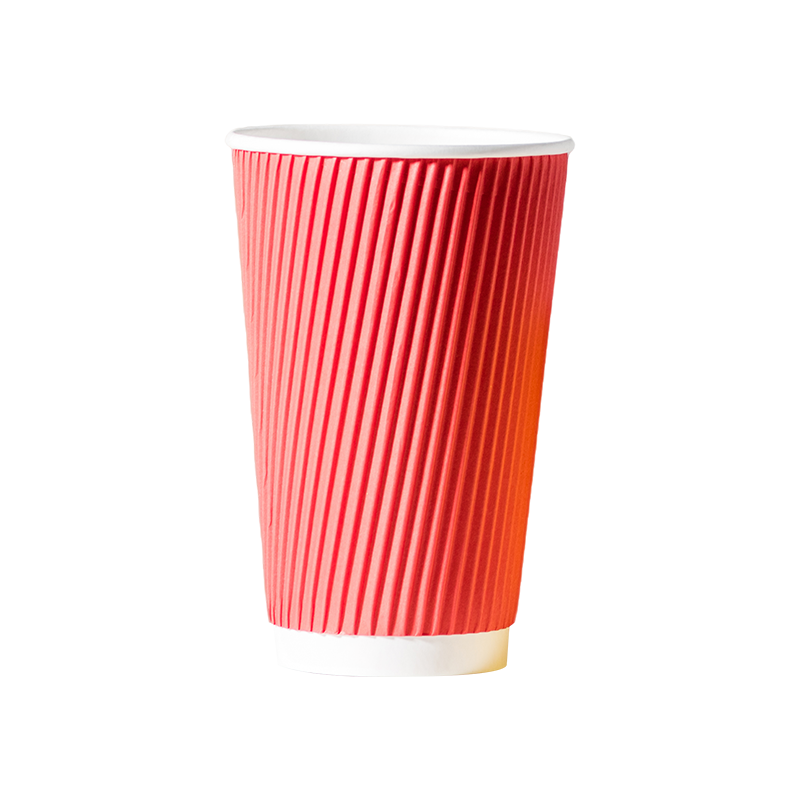 Vlastný závitový vzor opakovane použiteľný recyklovateľný papierový pohár